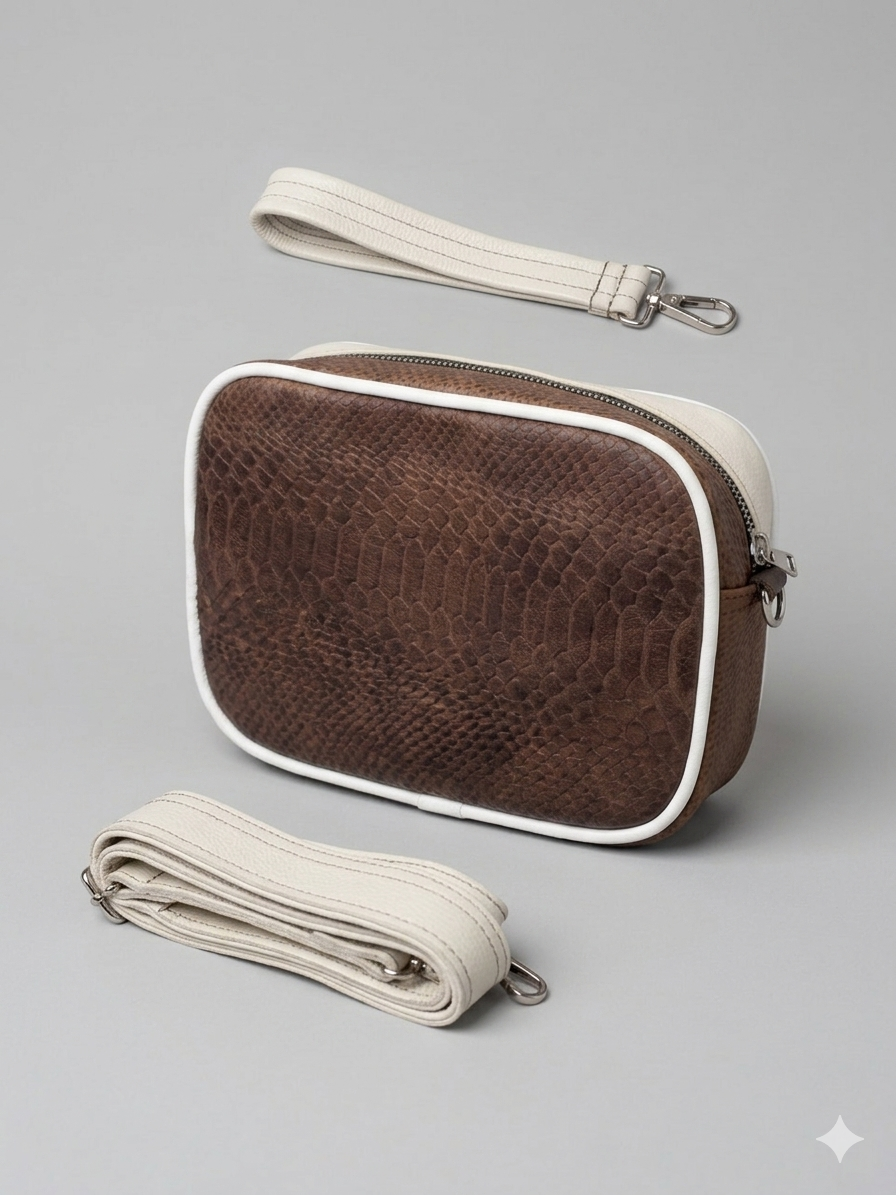 Bandolera crossbody bicolor