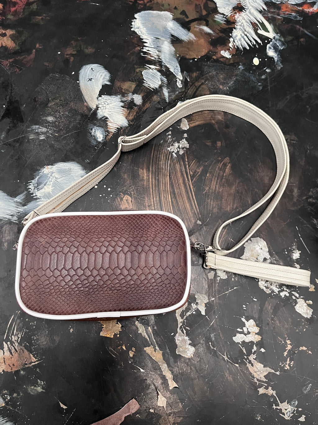 Bandolera crossbody bicolor