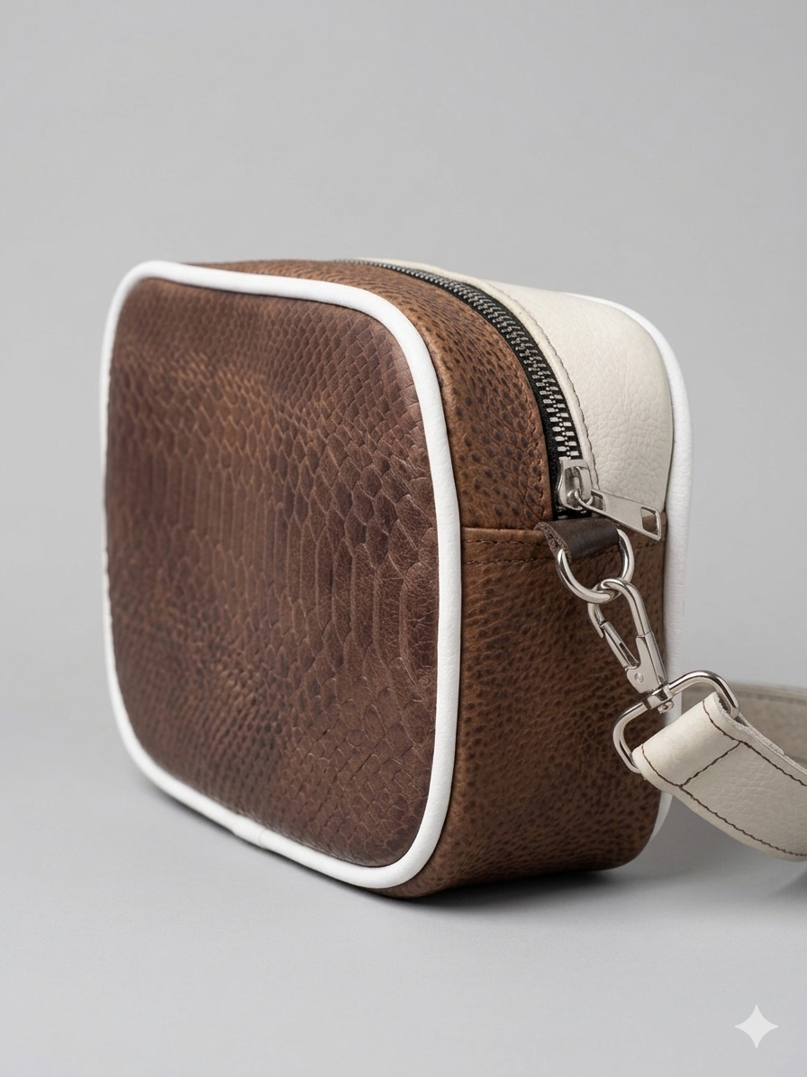 Bandolera crossbody bicolor